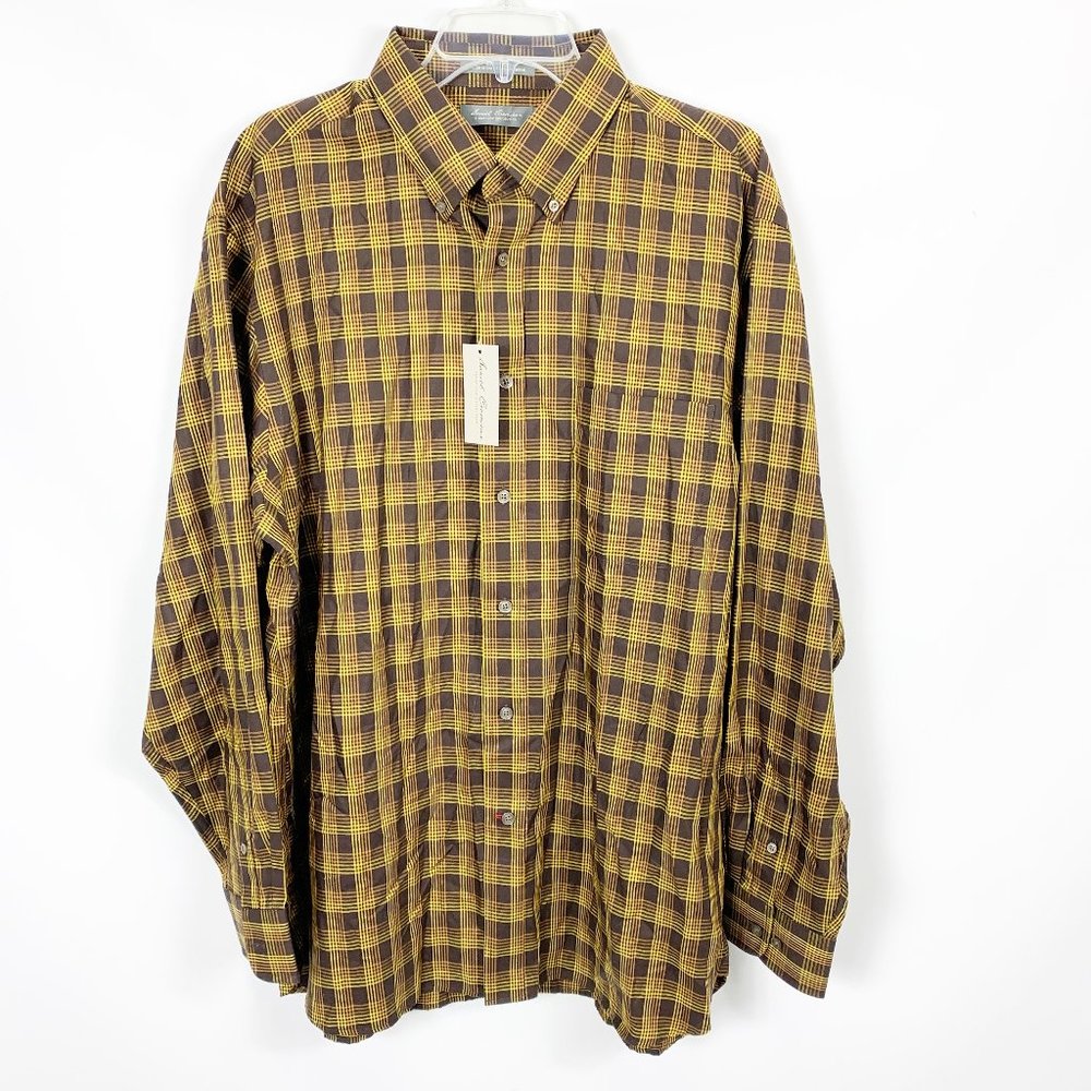 Daniel Cremieux XL NWT Plaid Button Front Shirt